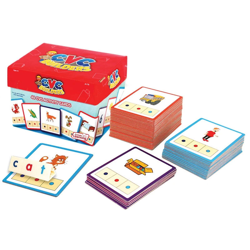 Junior Learning® CVC Word Builders Activity Cards