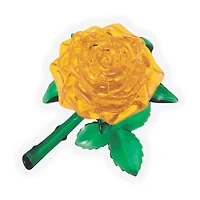 Original 3D Crystal Puzzle™ Yellow Rose 44 Piece Puzzle
