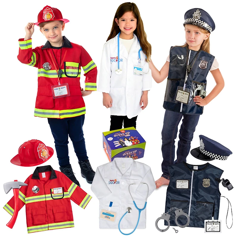 Bintiva Dress Up & Drama Play Hero Costume Trunk Set