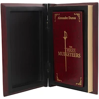 Red The Three Musketeers Storage Faux Book Box Set