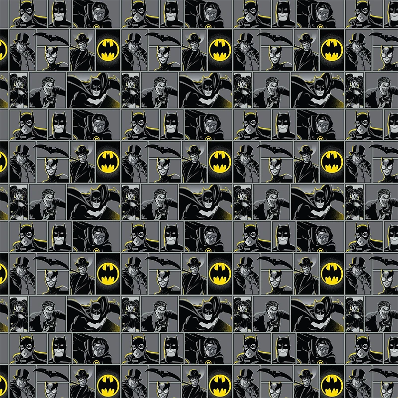 DC Comics Batman™ Team-Up Block Cotton Fabric