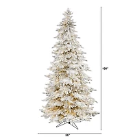 9ft. Pre-Lit Grand Northern Rocky Fir Artificial Christmas Tree, Warm LED Lights
