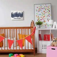 Stupell Industries Adventure Awaits Blue Forest Scene Wall Plaque