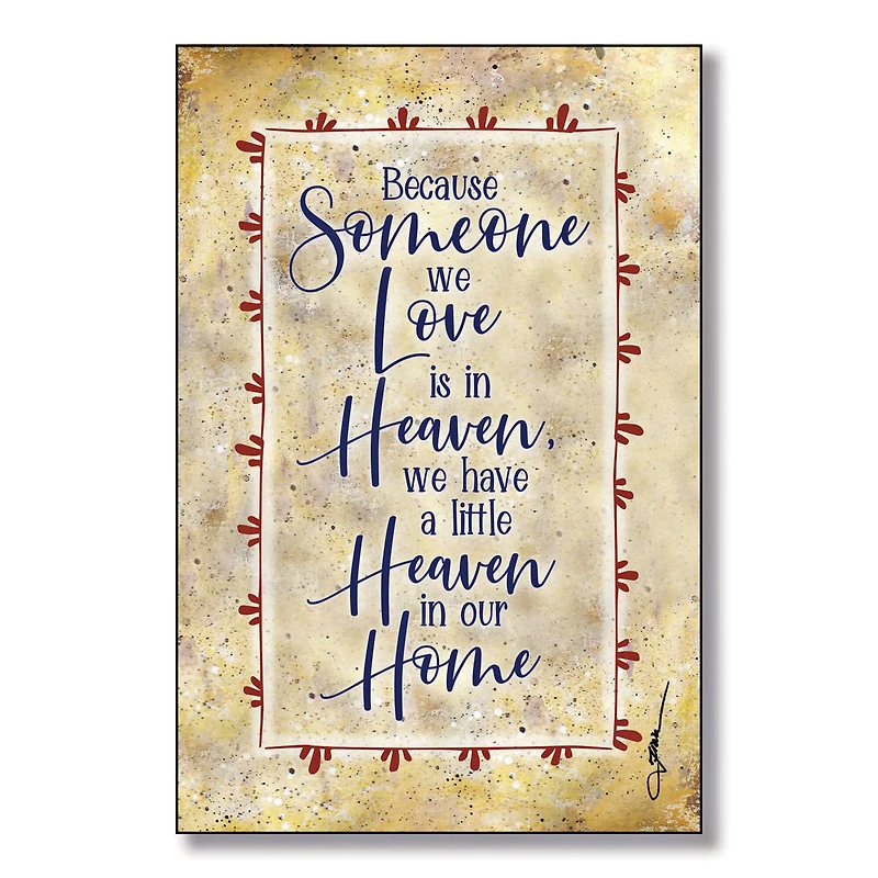 Heaven In Our Home Plaque with Easel & Hanger