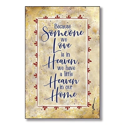 Heaven In Our Home Plaque with Easel & Hanger