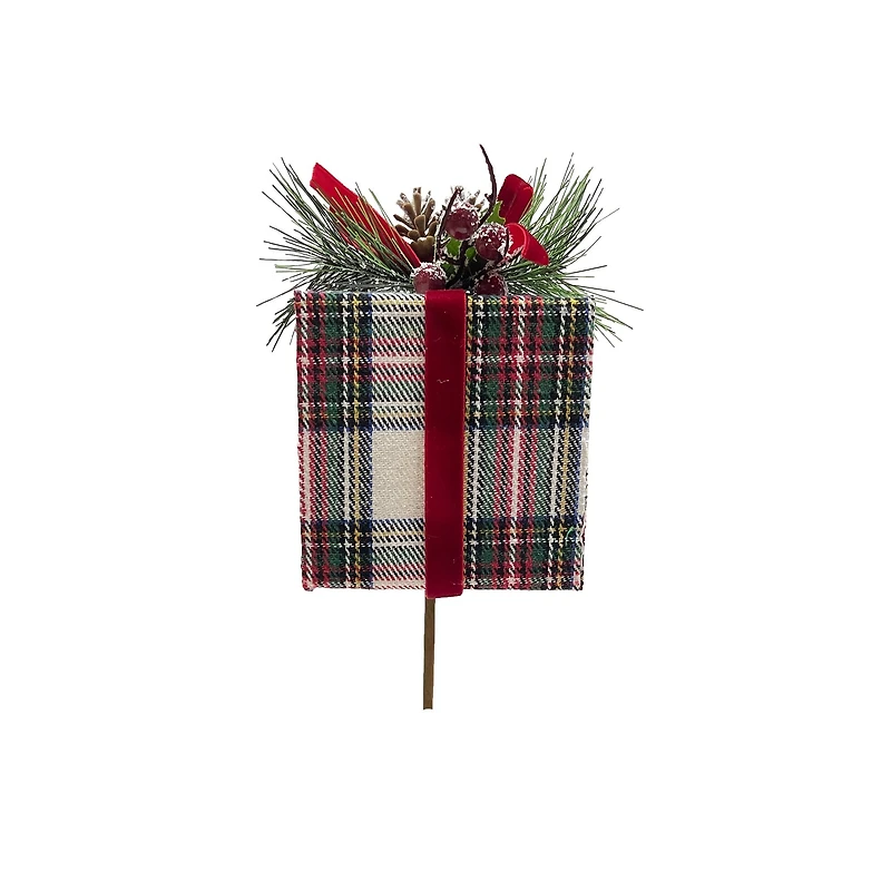 24" Plaid Gift Box Stem by Ashland®