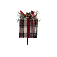 24" Plaid Gift Box Stem by Ashland®