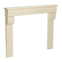 Hello Honey® 5ft. Decorative Lodge Fireplace Mantel