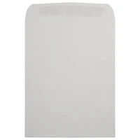 JAM Paper 10" x 13" Light Gray Kraft Peel & Seal Envelopes