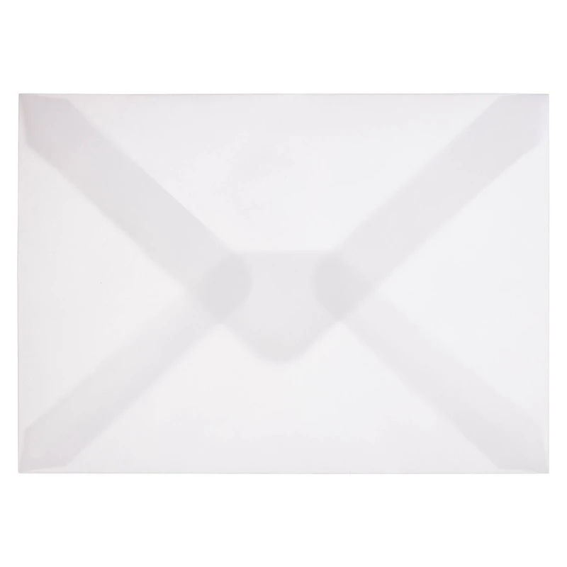 12 Packs: 50 ct. (600 total) 5.25" x 7.25" White Vellum Envelopes by Recollections™
