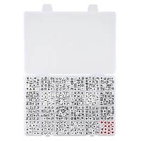 Alphabet Square Beads, 7mm by Bead Landing™