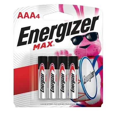 Energizer® MAX AAA Batteries, 4ct.