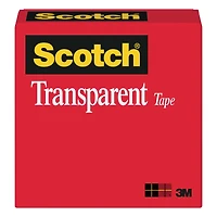 3M Scotch® Transparent Cellophane Tape, 3/4" x 36yd.