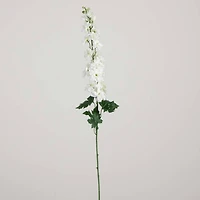39" White Delphinium Flower Stems, 3ct.