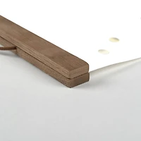 Good Luck Clover 16" x 16" Teak Hanging Canvas