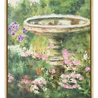 14.5" Fountain Wall Art in Natural Frame by Ashland®
