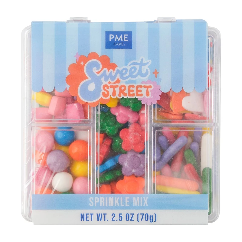 PME Cake Sweet Street® Jumbo Rainbow Sprinkle Mix