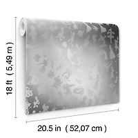 RoomMates Disney 100th Anniversary Characters Silver Peel & Stick Wallpaper