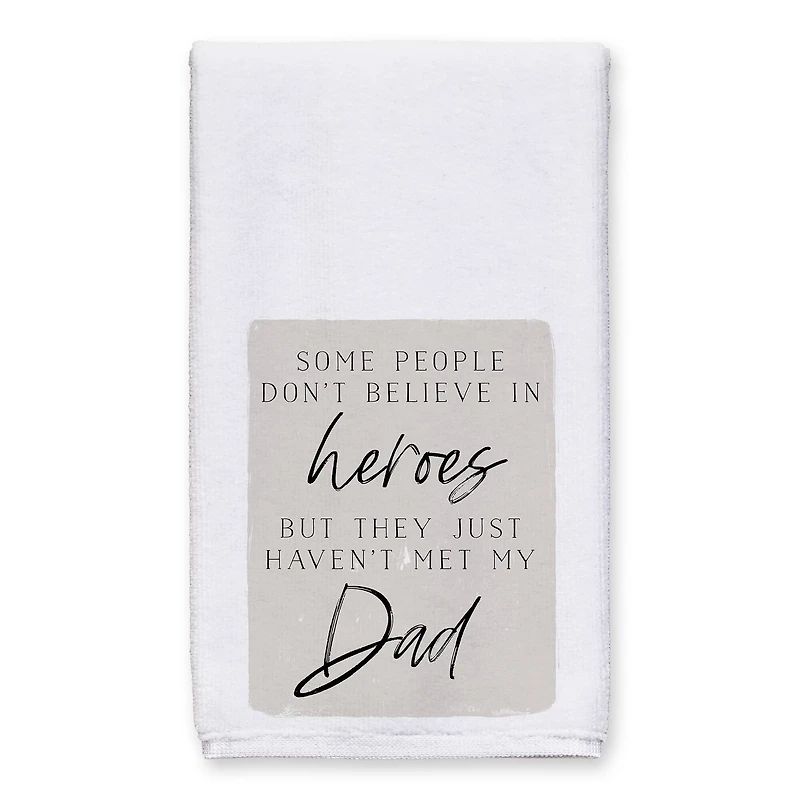 My Dad Is My Hero Towel Set