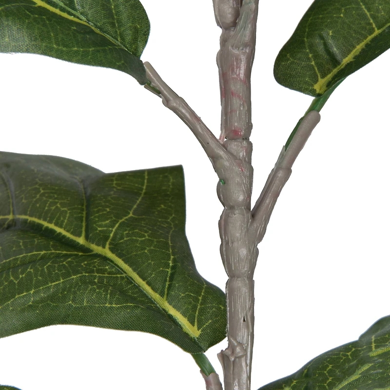 5ft. Potted Artificial Green Fiddle Tree