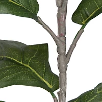 5ft. Potted Artificial Green Fiddle Tree