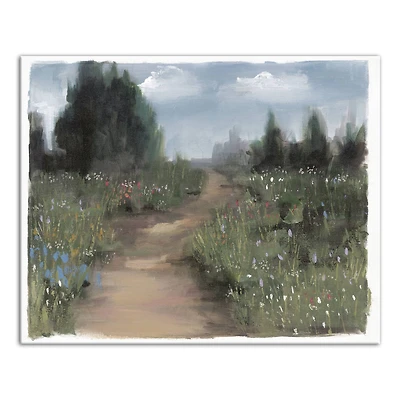 Soft Floral Pathway 16" x 20" Canvas Wall Art