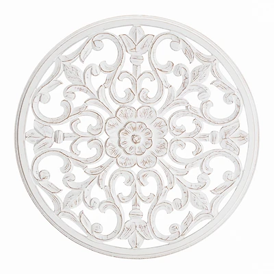 Habitat Bastia White Round Medallion