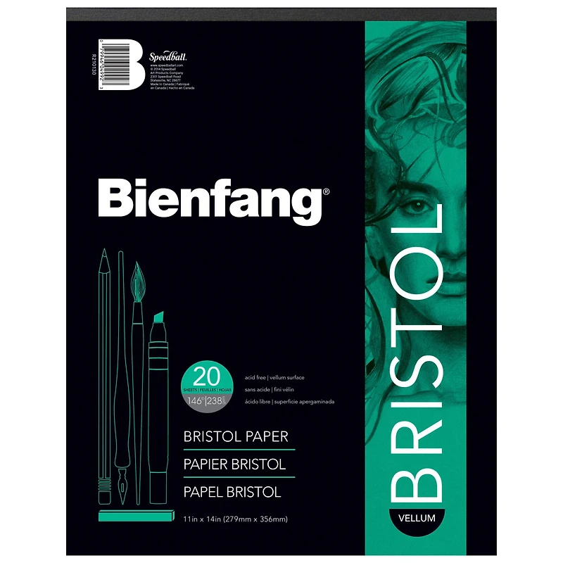Bienfang® Bristol Regular Drawing Paper Pad