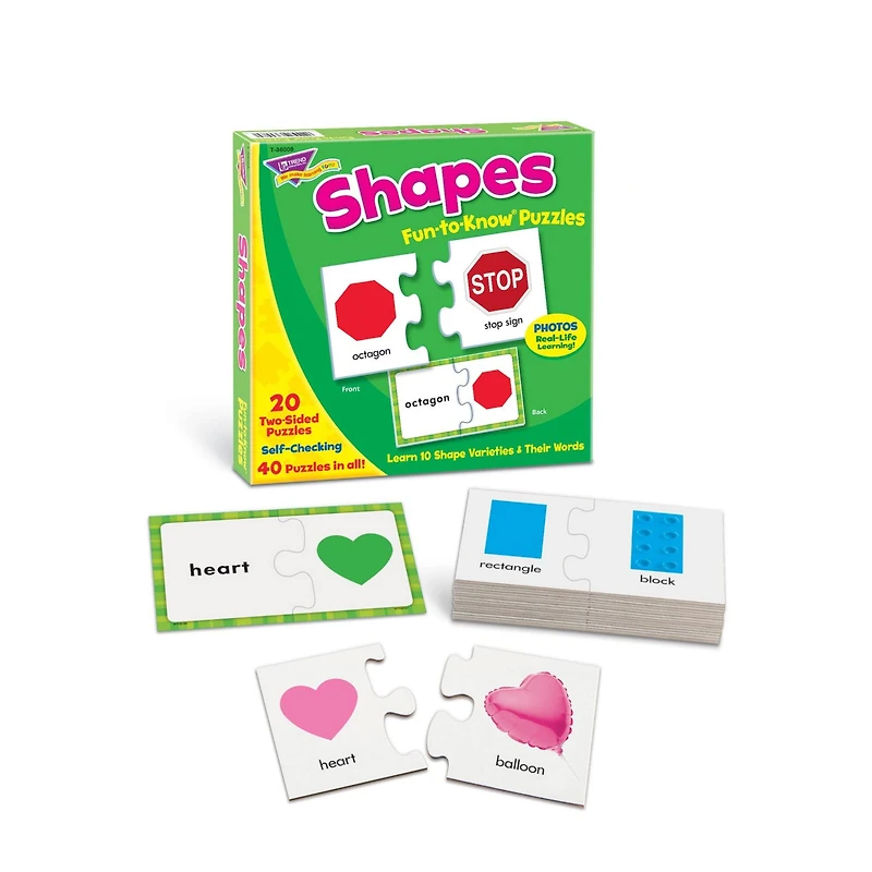 Trend Enterprises® Shapes Fun-to-Know Puzzles