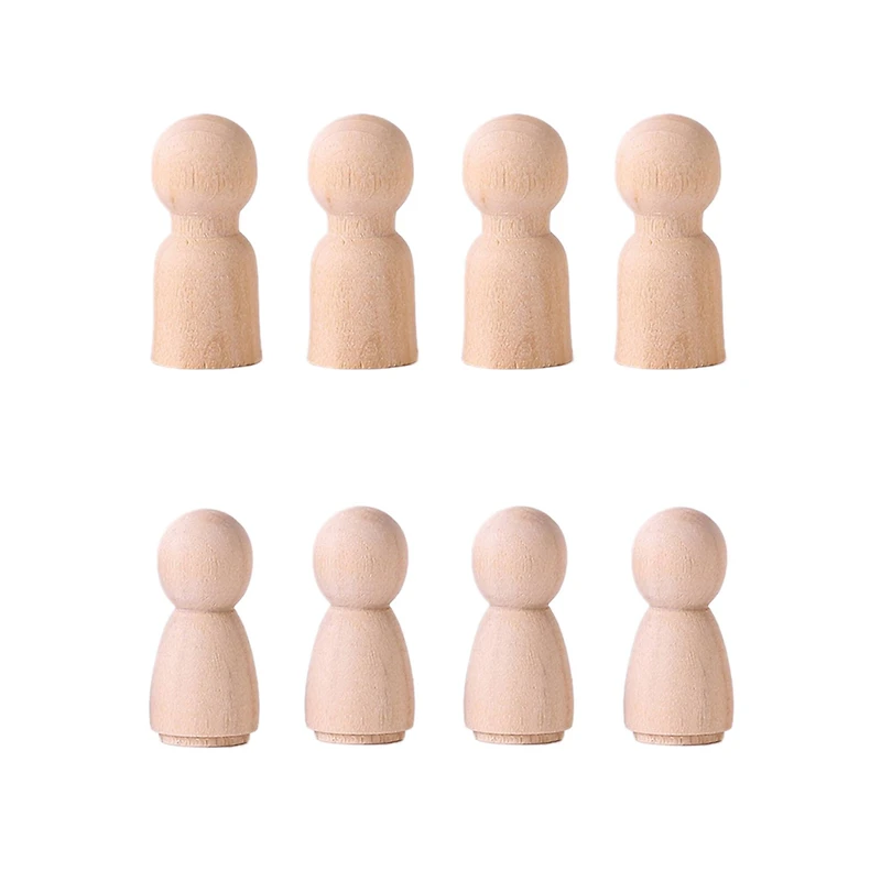 12 Packs: 8 ct. (96 total) 1" Wooden Peg People by Creatology™