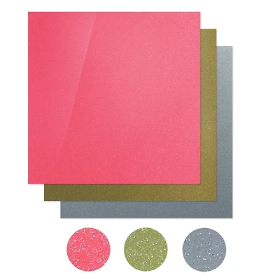 Glowforge® Proofgrade® Eco Iron-On Heat Transfer Vinyl Alternative Shimmer Pack