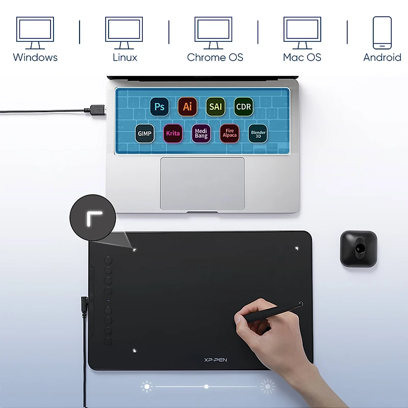 XPPen Deco 01 V2 Drawing Tablet
