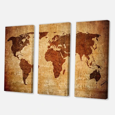 Designart - Ancient Map of The World XI