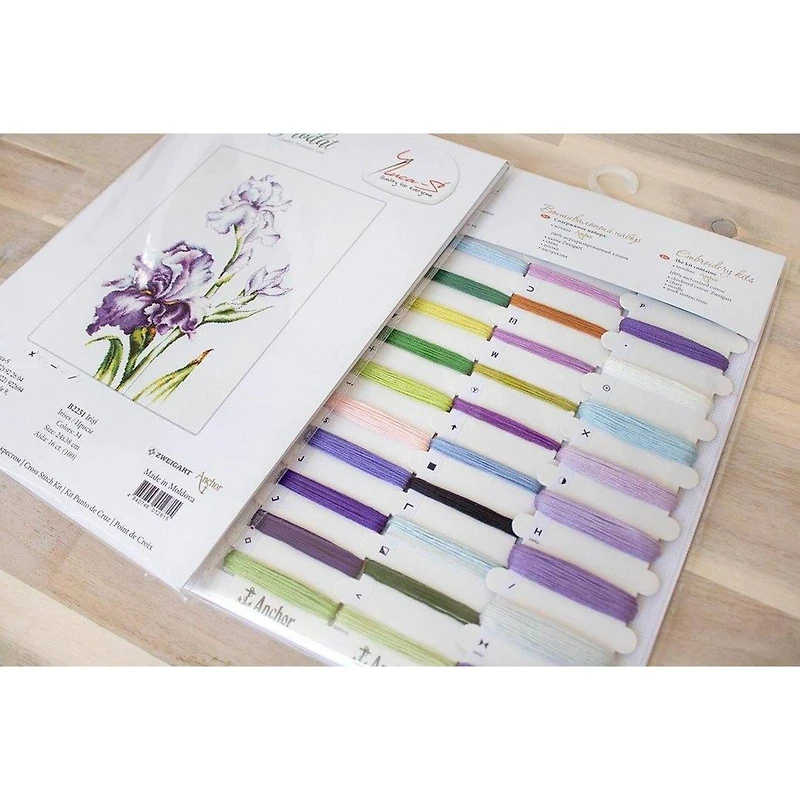 Luca-s Irises Counted Cross Stitch Kit