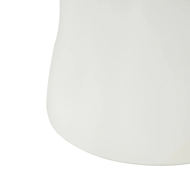 9" White Flower Decorative Ceramic Vase