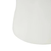 9" White Flower Decorative Ceramic Vase