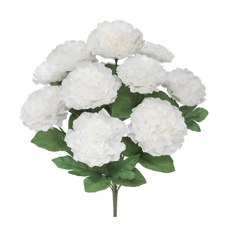 18" Cream Carnation Bush by Ashland®