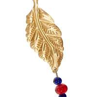 35" Brown Metal Feather Traditional Windchime