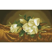 Diamond Dotz® Intermediate Magnolias on Gold Velvet Diamond Facet Art Kit