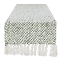 DII® 108" Woven Fringed Table Runner