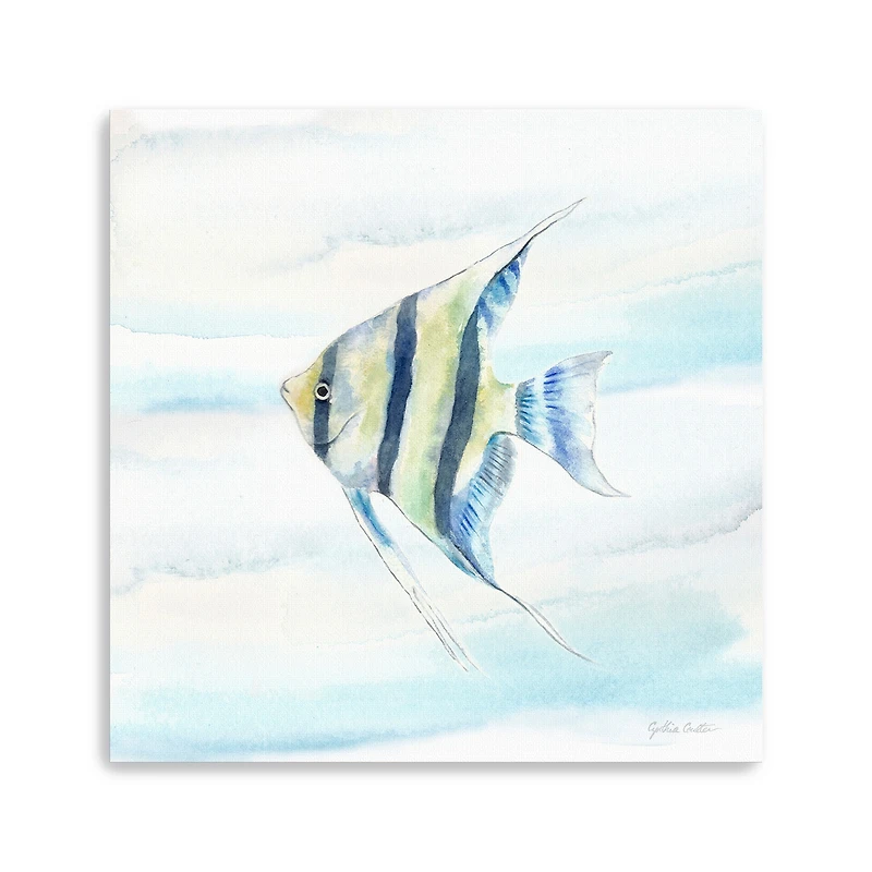 Great Blue Sea IX Canvas Giclee