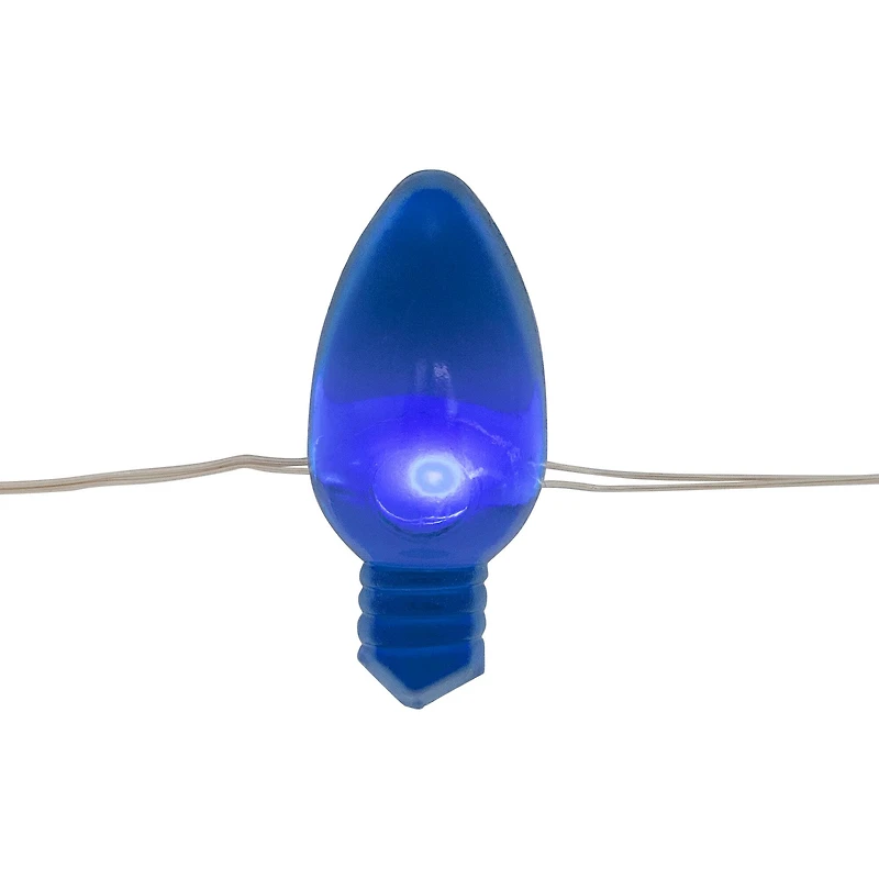 20ct. Patriotic Americana Retro Style Bulb LED Fairy Lights