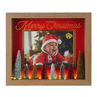 5" x 7" Merry Christmas Light-Up Tabletop Frame by Studio Décor®