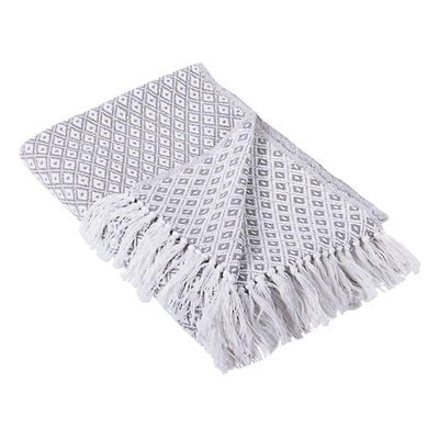 DII® Gray Mini Diamond Throw