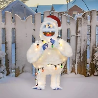 ProductWorks Rudolph 2ft. 3D Bumble with Light Strand Yard Art