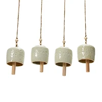 Hello Honey® Stoneware Bell with Reactive Glaze Set