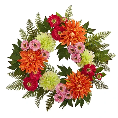 20" Dahlia Wreath