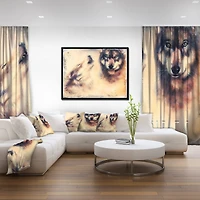 Designart - Howling Wolf