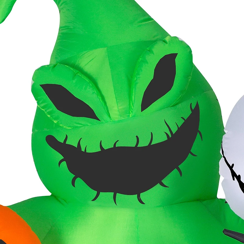 6.5ft. Airblown® Inflatable Halloween Jack Skellington with Oogie Boogie 