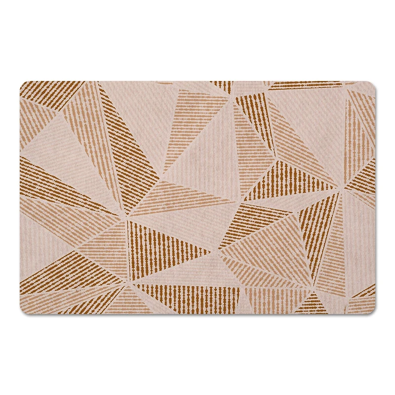 Triangle Speckle 27" x 18" Floor Mat